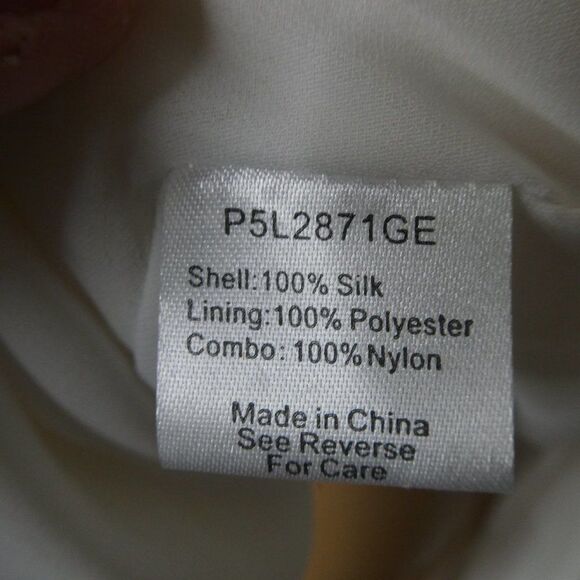 Parker Joanie Cold Shoulder Blouse Lace Billow Sleeve V Neck White Medium Top - Picture 8 of 11